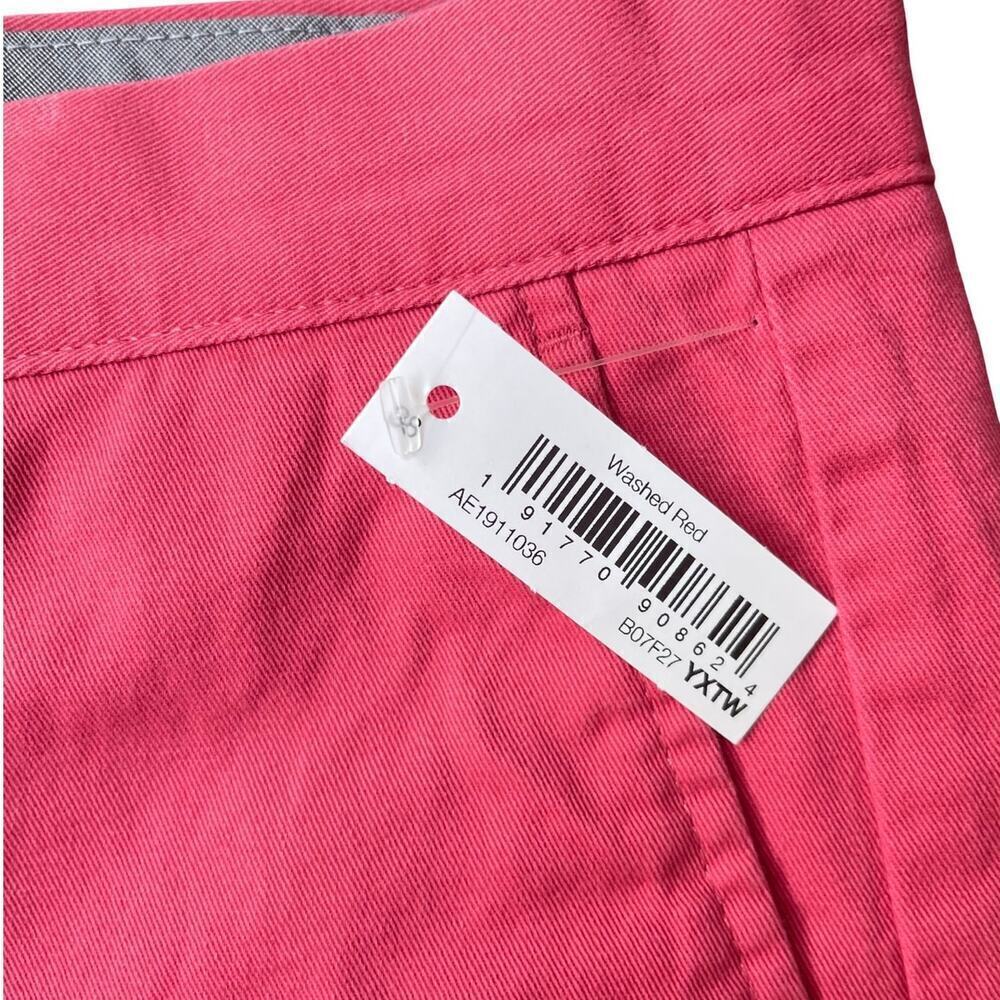 Amazon Essentials Men’s Slim Fit 9" Chino Shorts Washed Red NWT - Size 38 - Picture 6 of 13